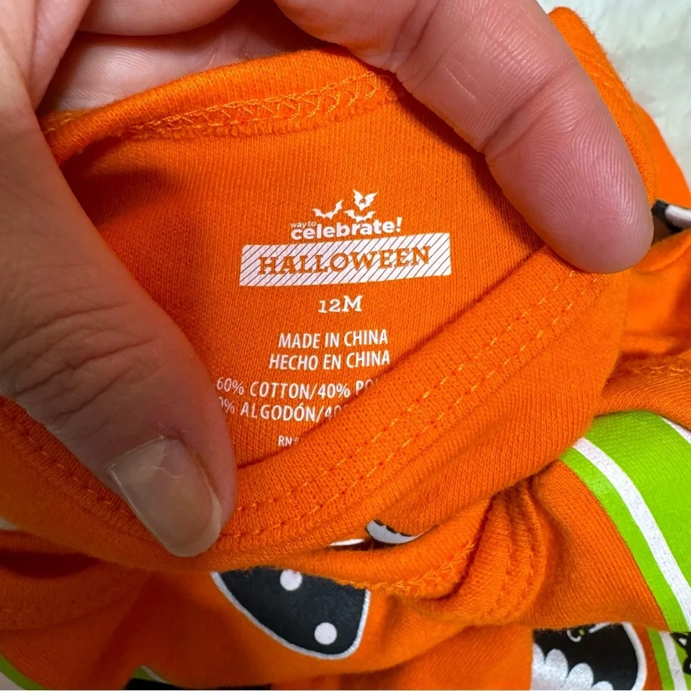 Baby 12 months Halloween one pieces